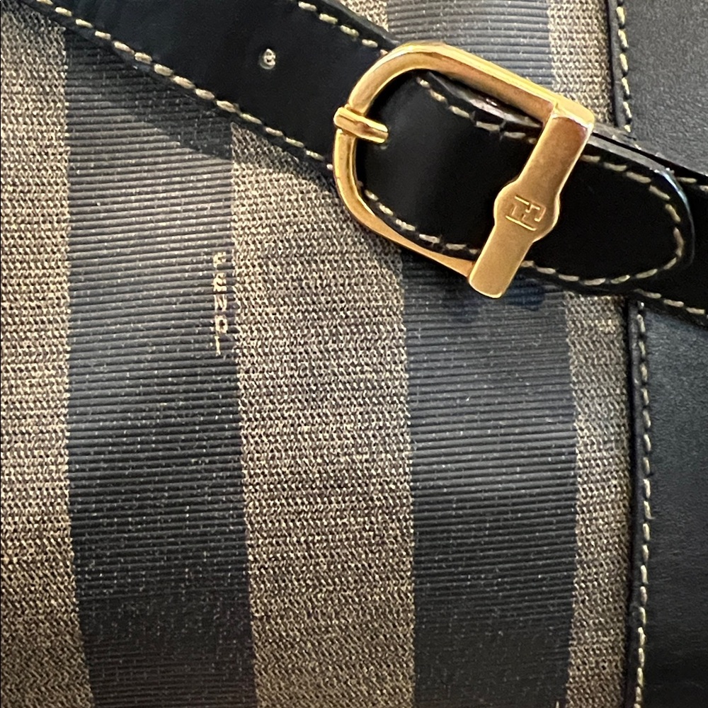 Fendi Vintage Pequin Duffle Bag - Picture 4 of 16